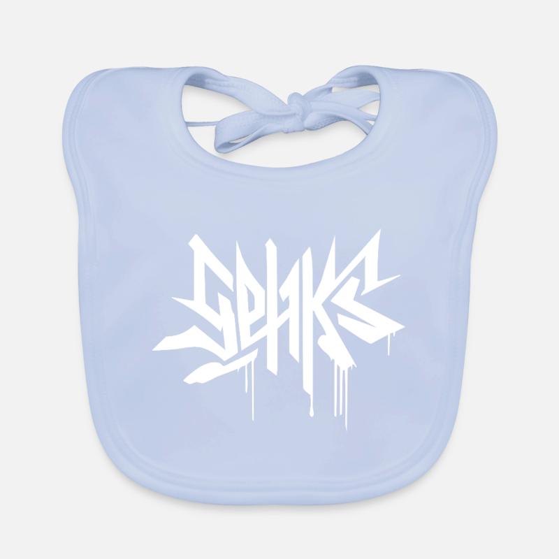 SEHKS BLANC Bavoir bio Bébé