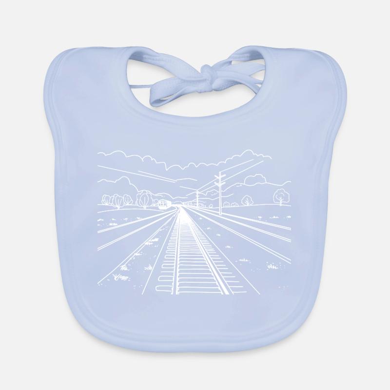 Chemin de fer Bavoir bio Bébé