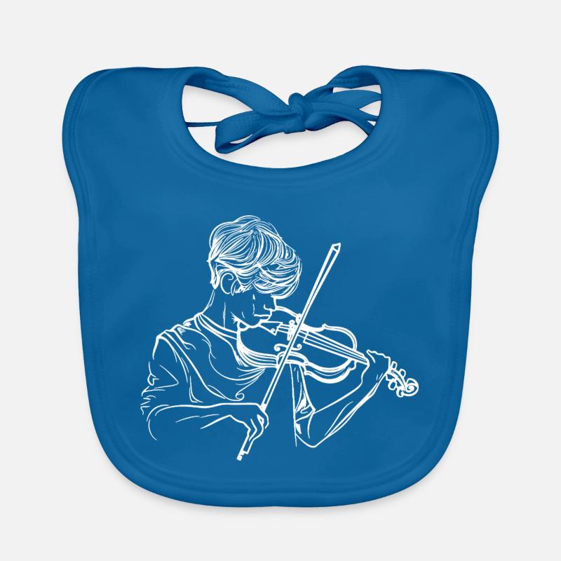 Geiger Boy Sketch Organic Baby Bibs