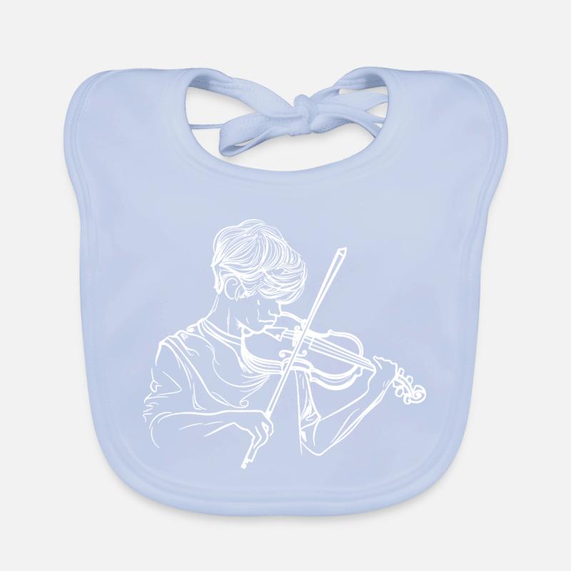 Geiger Boy Sketch Organic Baby Bibs
