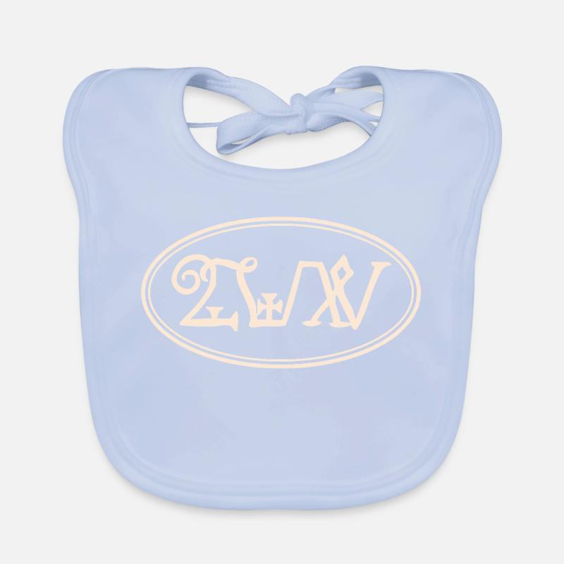 Oval Tarot Design Organic Baby Bibs