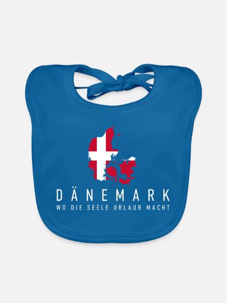 Dänemark – Wo die Seele Urlaub macht - Baby Bio-Lätzchen - Pfauenblau