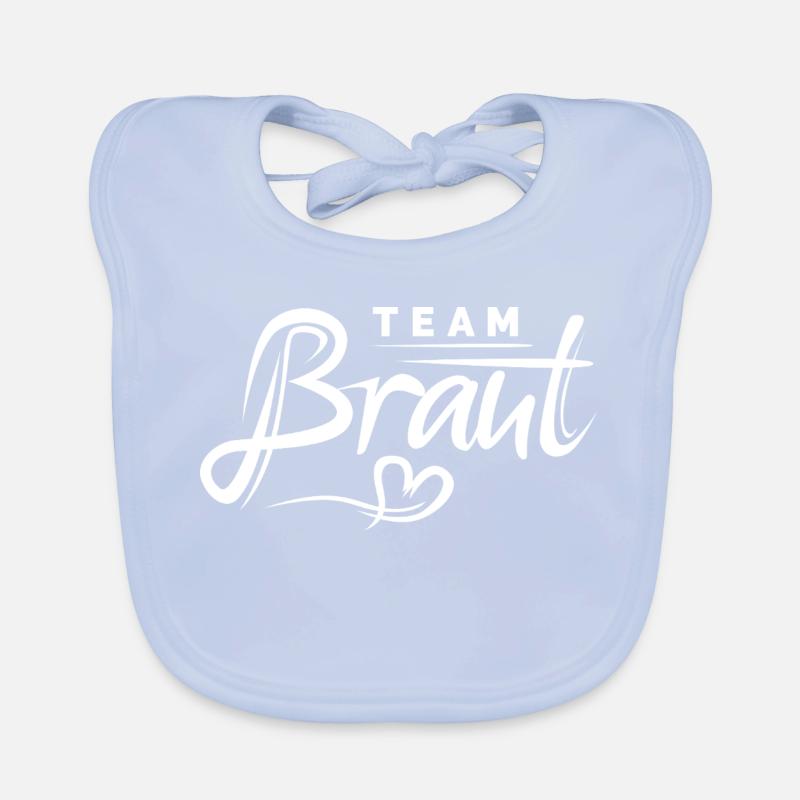 Team Bride - Hen Farewell Bachelorette Organic Baby Bibs