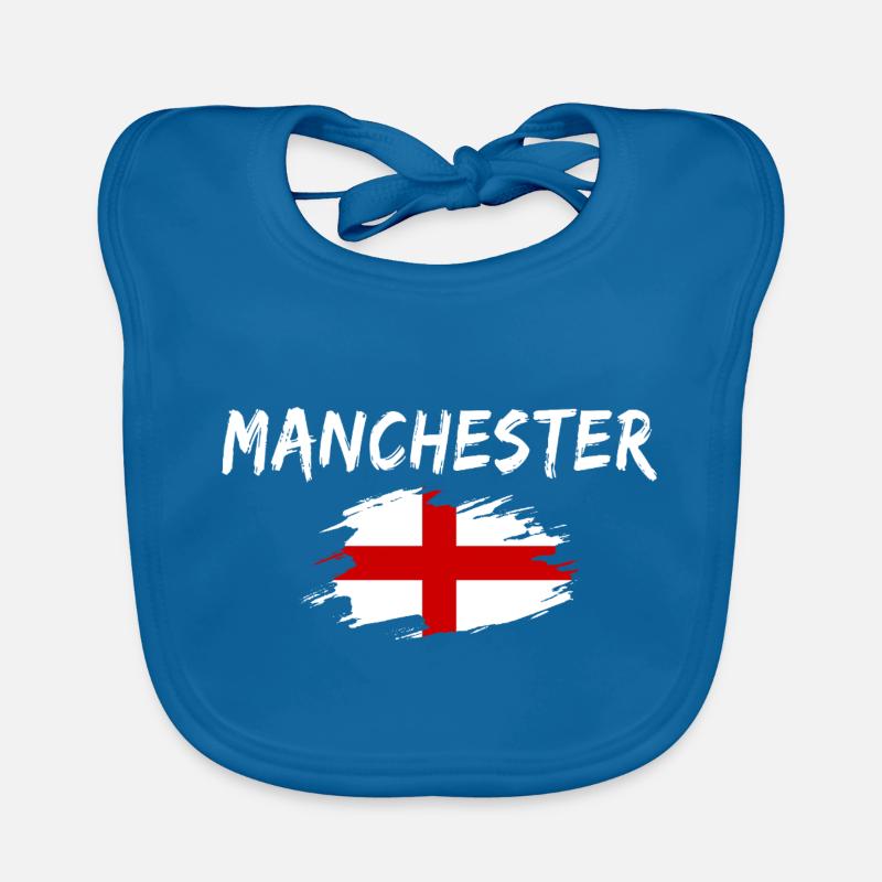 Manchester, Angleterre Bavoir bio Bébé