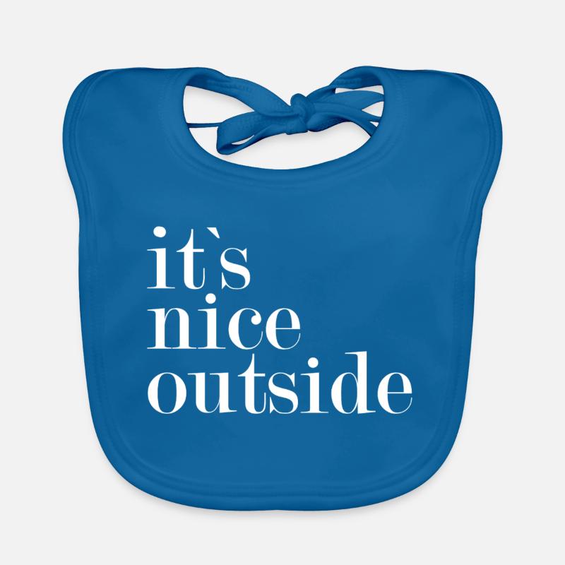 It`s nice outside - Baby Bio-Lätzchen