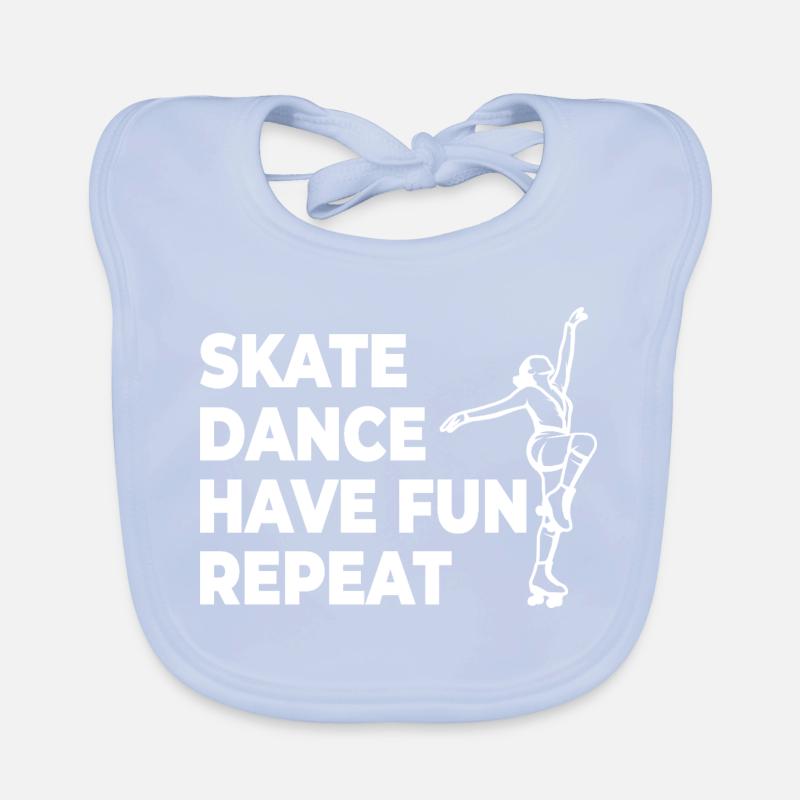 Skate Danse Amusez-vous Répéter Bavoir bio Bébé