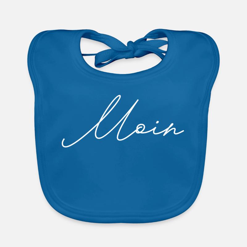 Moin – white side Organic Baby Bibs