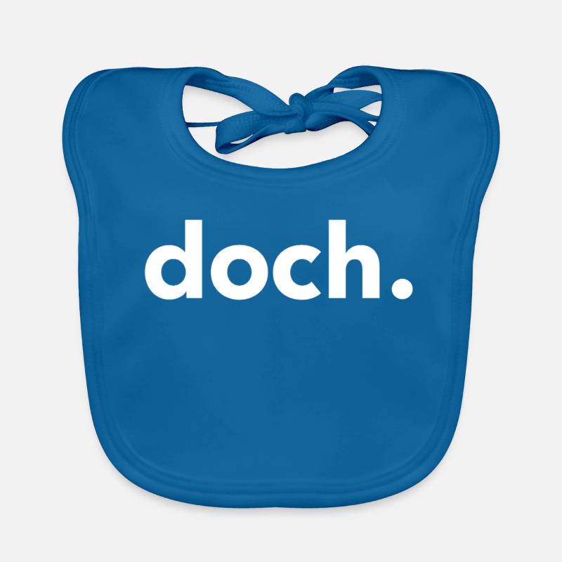doch. - Baby Bio-Lätzchen - Pfauenblau