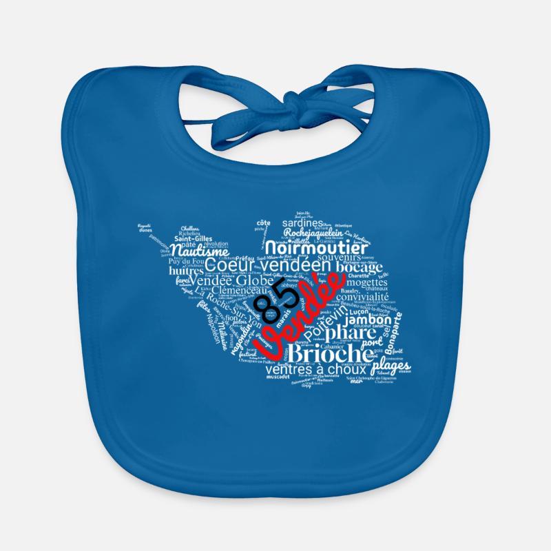 Proud to be from the Vendée – Heart in Vendée – 85 Organic Baby Bibs