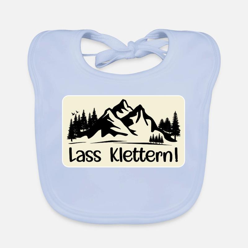 HOBBY KLETTERN BERGE Baby Bio-Lätzchen