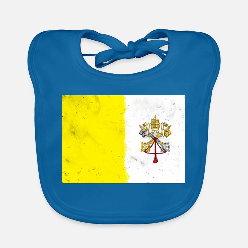 Drapeau du Vatican Bavoir bio Bébé