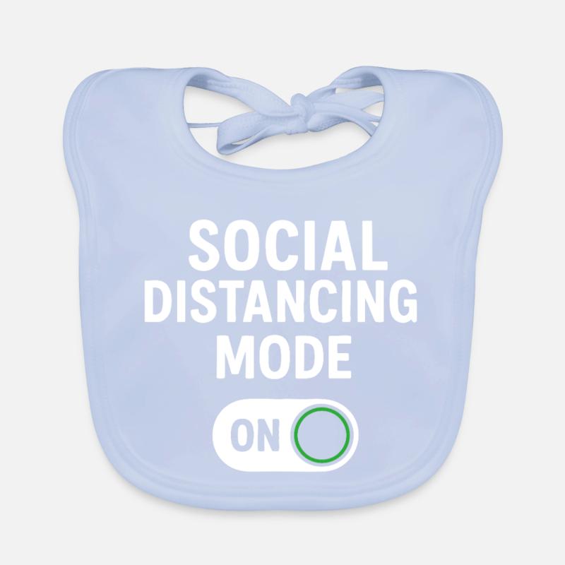 Mode de distanciation sociale activé Bavoir bio Bébé