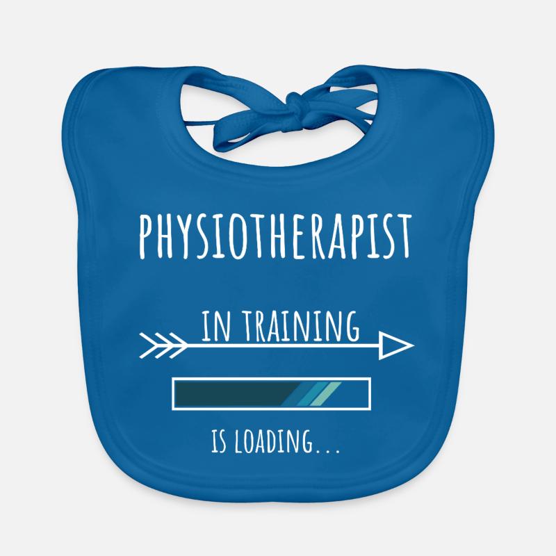 Physiotherapist Gift Profession Training Organic Baby Bibs