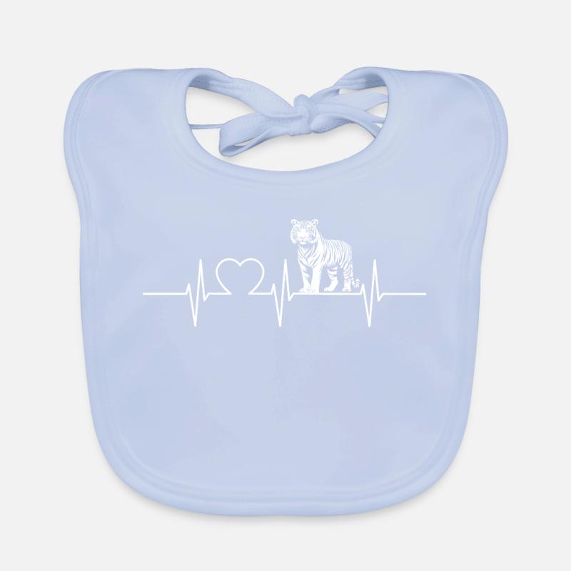 Sumatran tiger Organic Baby Bibs
