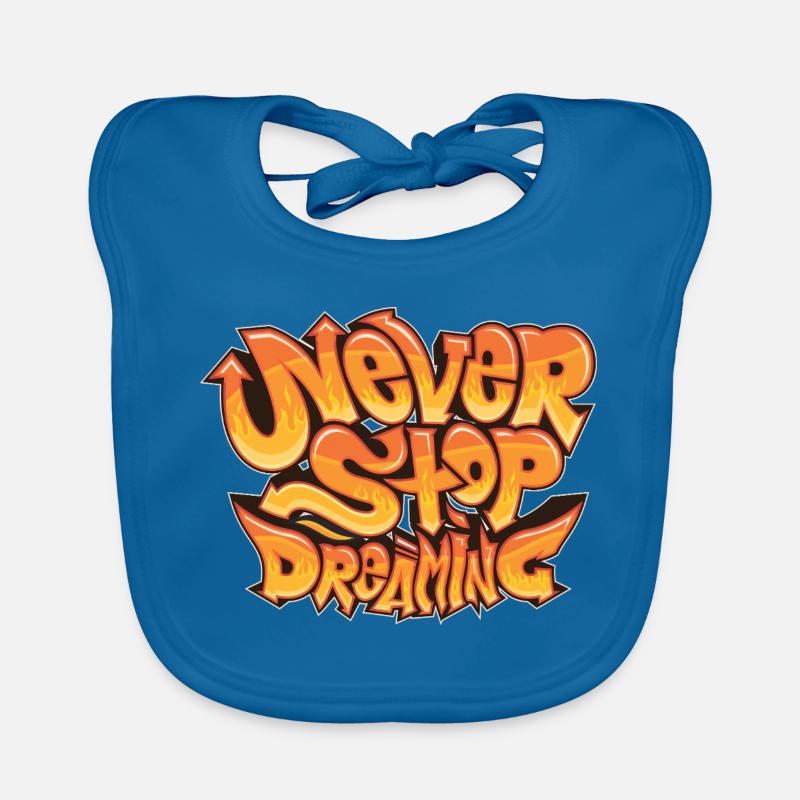 Never Stop Dreaming Organic Baby Bibs
