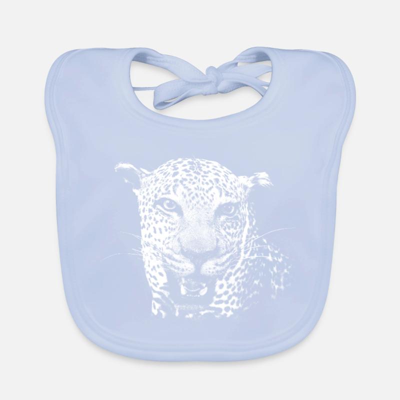 Leopard Baby Bio-Lätzchen