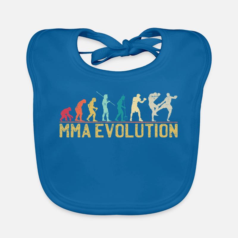 MMA Evolution Silhouette Design Baby Bio-Lätzchen