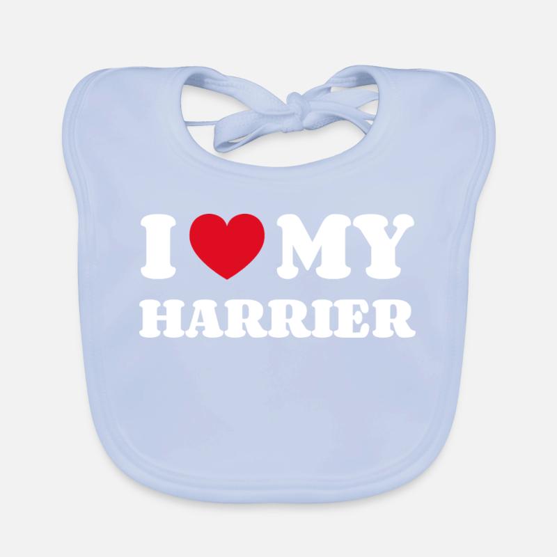 J'aime mon Harrier Bavoir bio Bébé