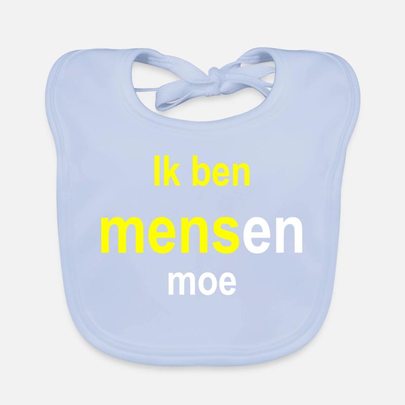 J’en ai marre de la conception des messages des gens Bavoir bio Bébé