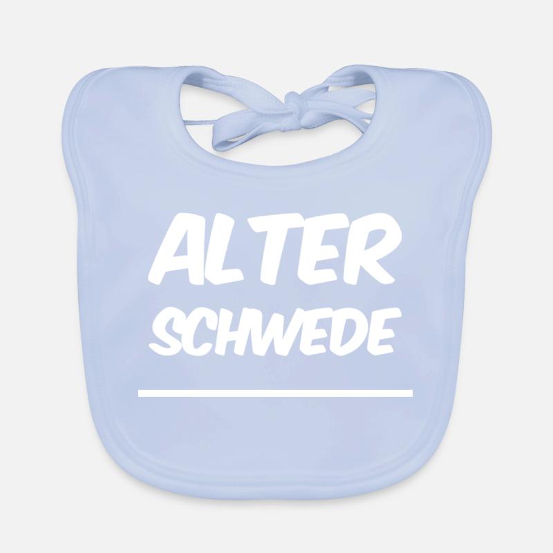 Old Swede - Lustiger Spruch - Funny Organic Baby Bibs