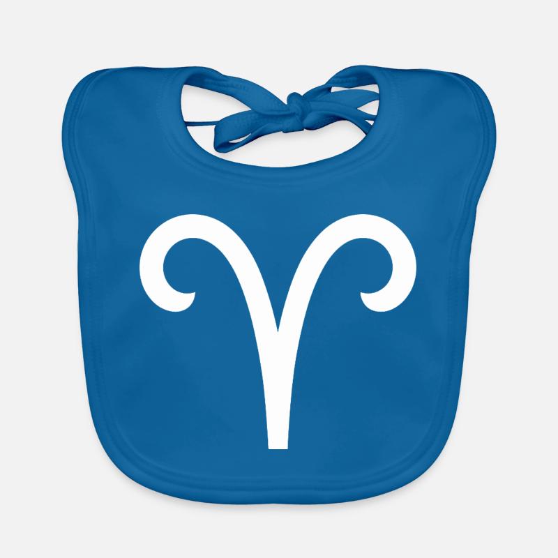 Widder Sternzeichen Symbol Aries Horoskop Widder Baby Bio-Lätzchen
