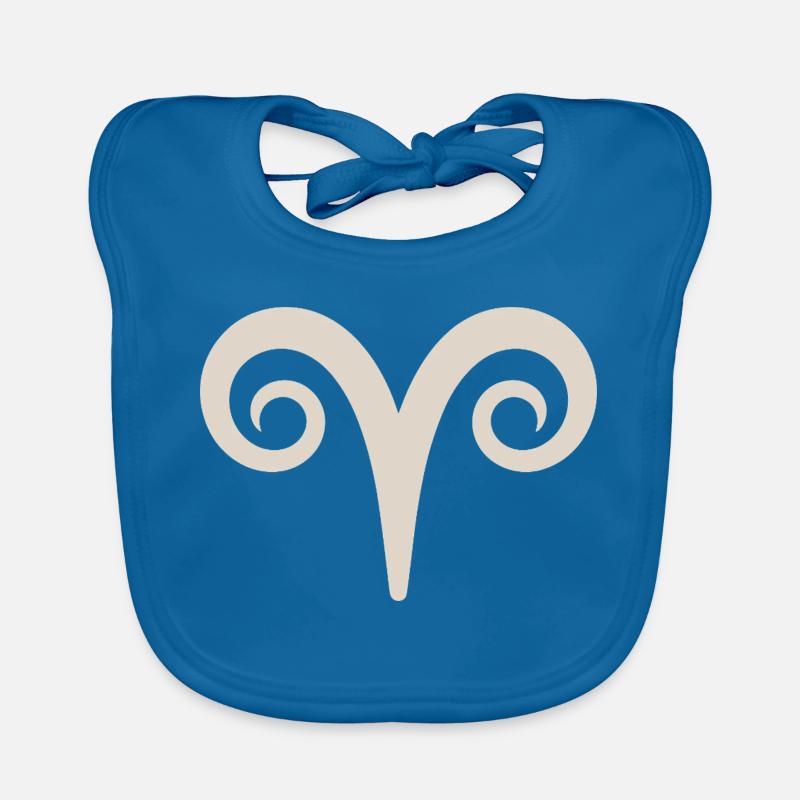 Widder Sternzeichen Symbol Aries Horoskop Widder Baby Bio-Lätzchen