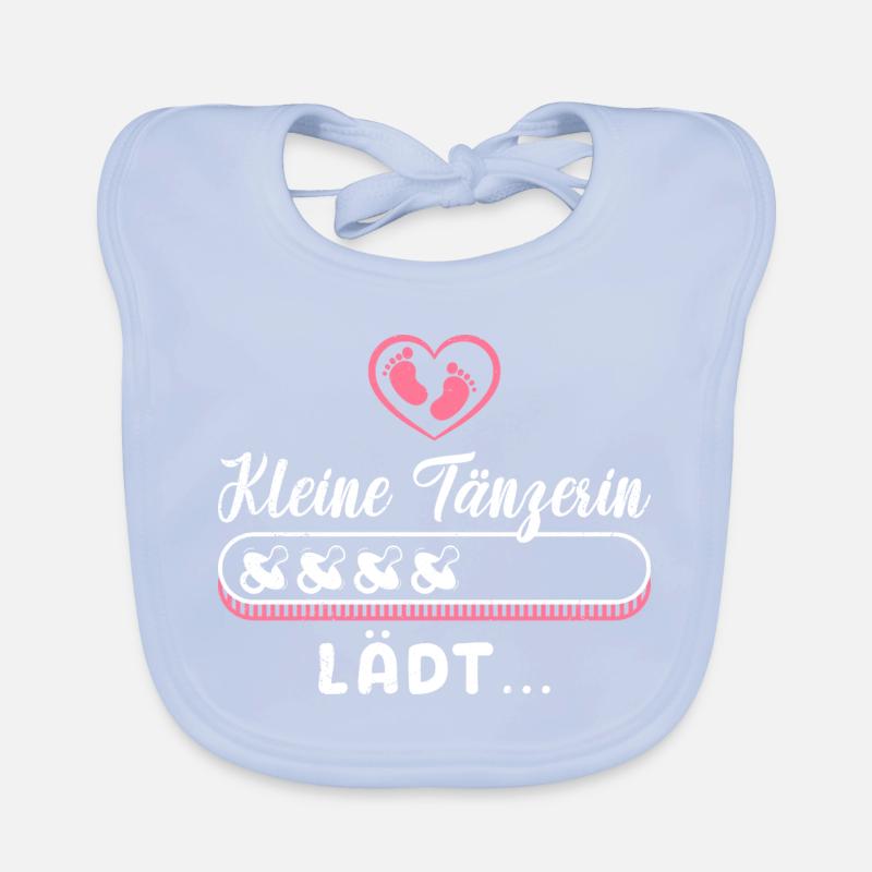 Bald Mama KLEINE TÄNZERIN LÄDT Werdende Mutter Baby Bio-Lätzchen