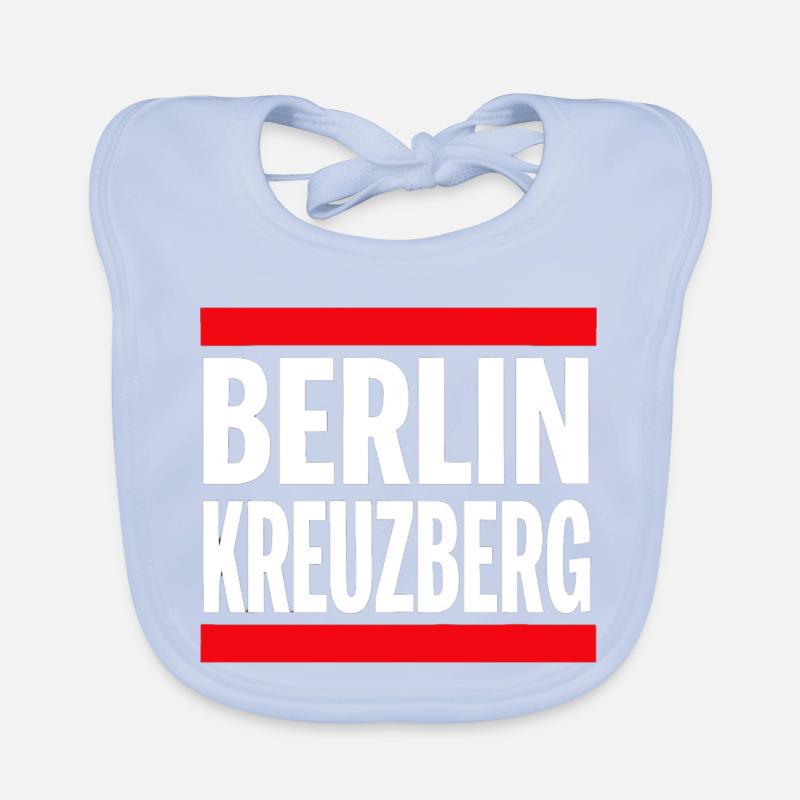 Berlin Kreuzberg Bold Typografie Baby Bio-Lätzchen