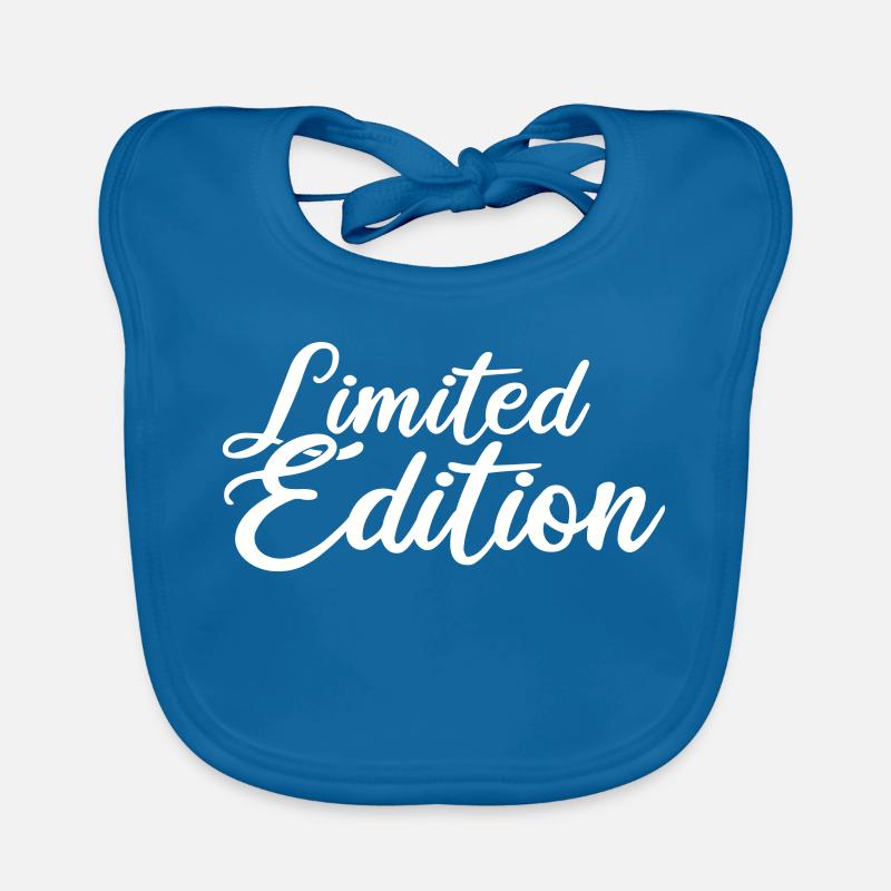 Limited Edition - Baby Bio-Lätzchen - Pfauenblau
