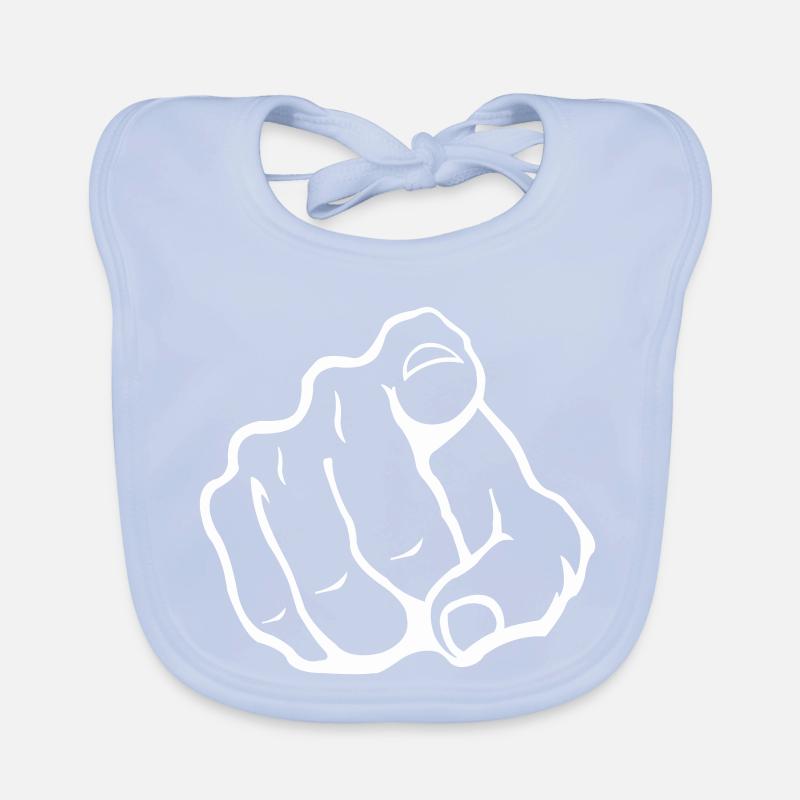 Silhouette de l’index Bavoir bio Bébé