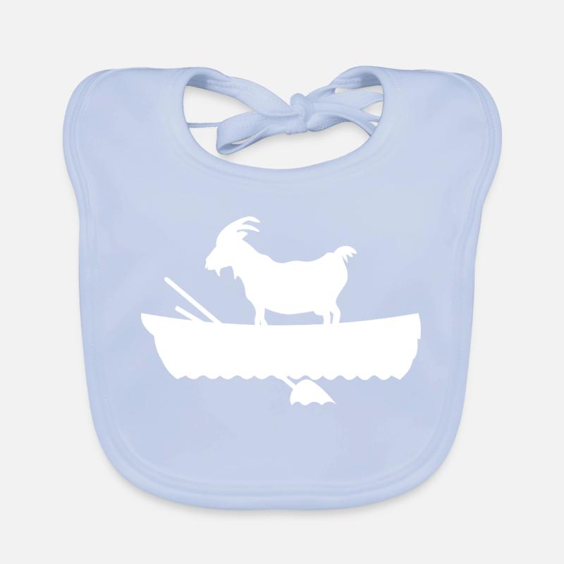 G.O.A.T. Chèvre dans le bateau Bavoir bio Bébé