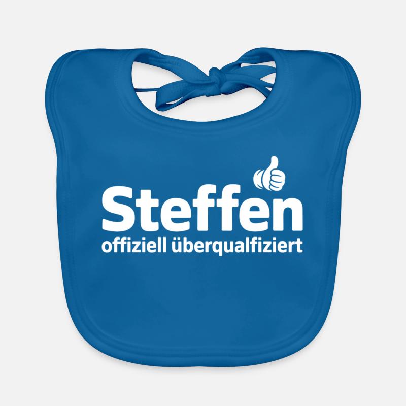 Steffen officially overqualified Organic Baby Bibs