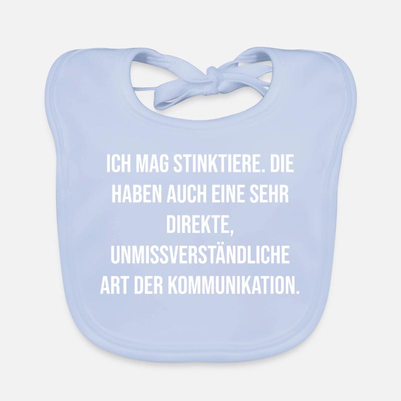 Skunk Direct Communication Organic Baby Bibs