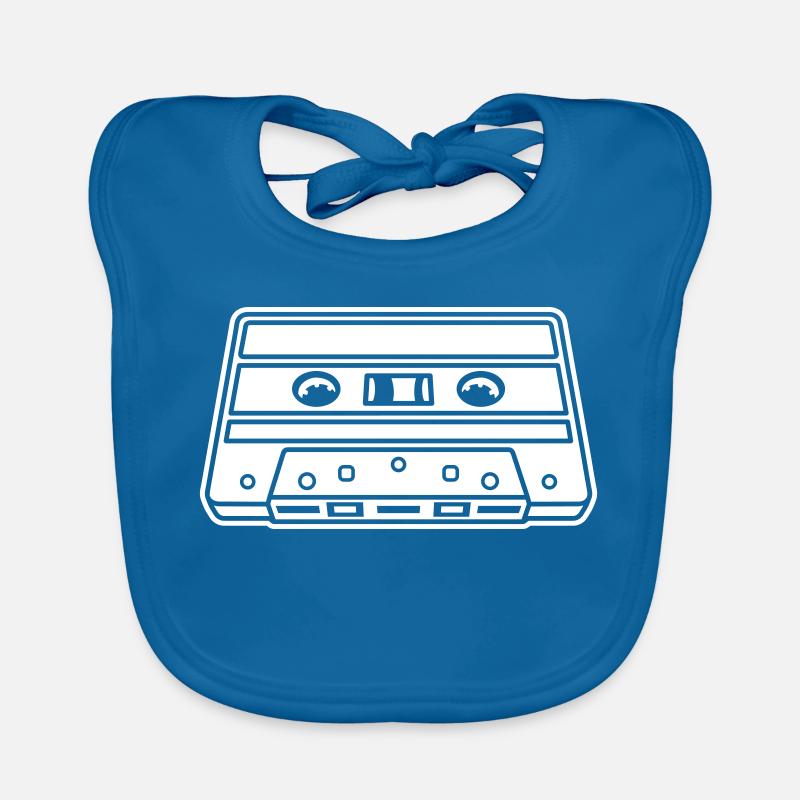 Perspective de la cassette – Conception de mixtape rétro Bavoir bio Bébé