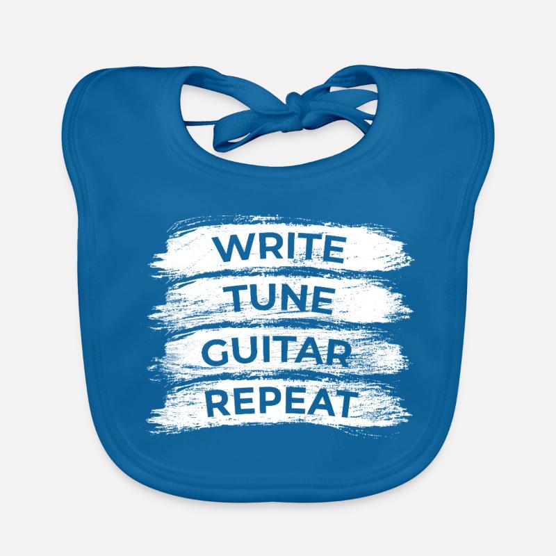 Guitar Player Routine Organic Baby Bibs
