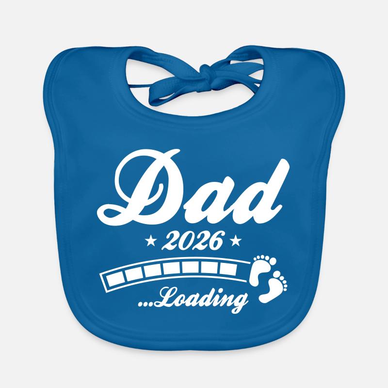 Dad 2026 Loading Papa Baby Bio-Lätzchen