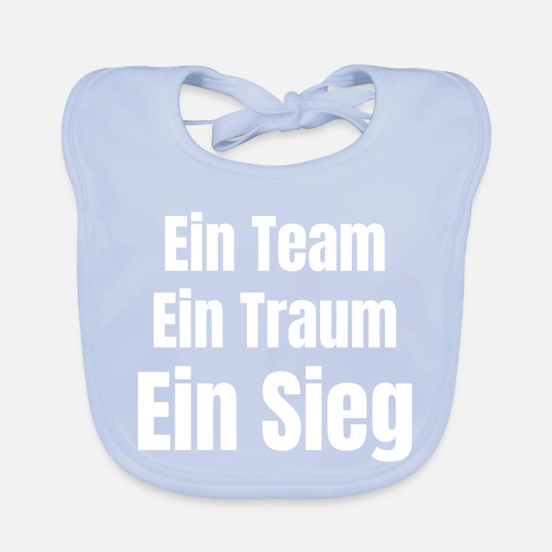 Ein Team Ein Traum Ein Sieg Baby Bio-Lätzchen