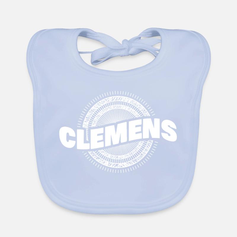 Clemens als Geschenkidee Baby Bio-Lätzchen