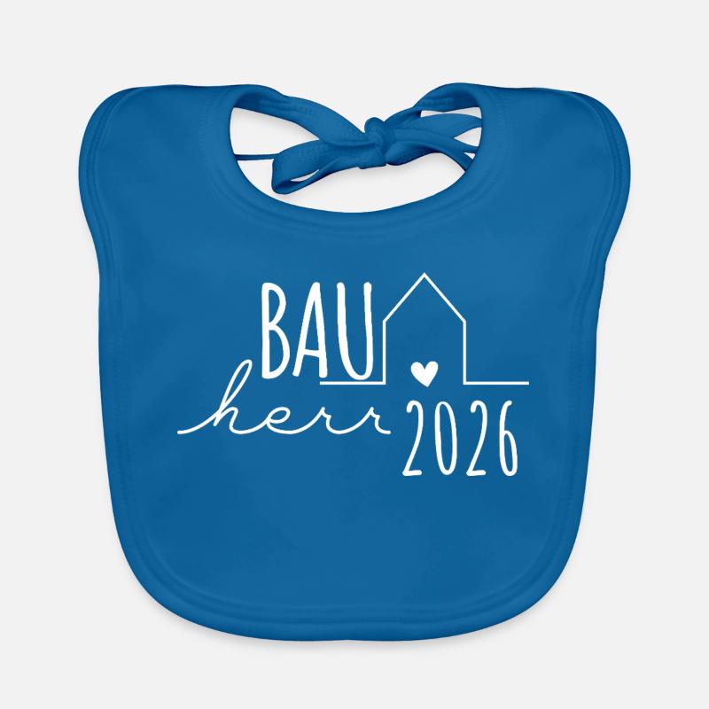 Builder 2026 - Builders Partnerlook Hausbau Organic Baby Bibs