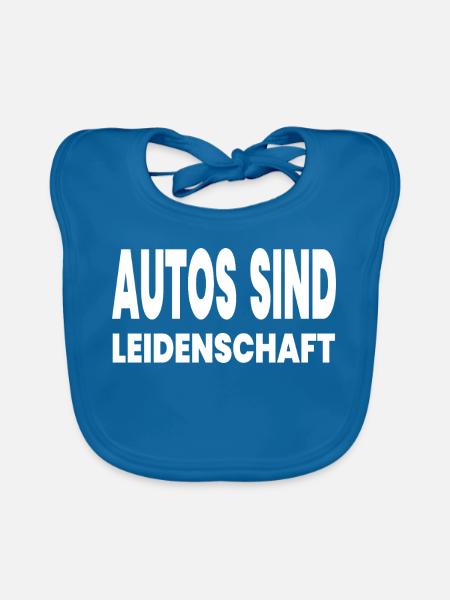 Auto - Baby Bio-Lätzchen - Pfauenblau