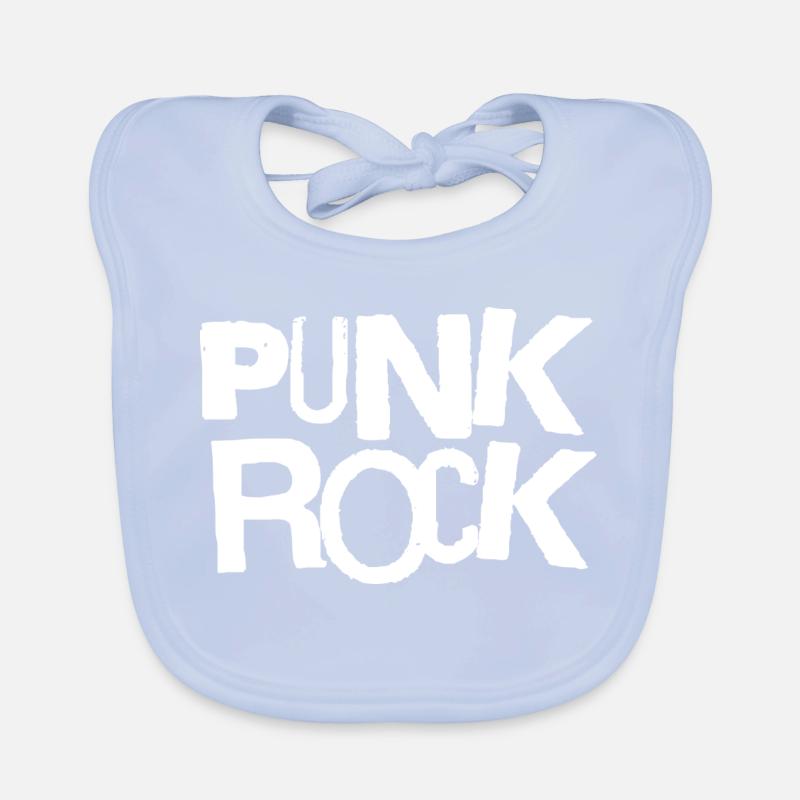 Typographie Punk Rock Bold Bavoir bio Bébé