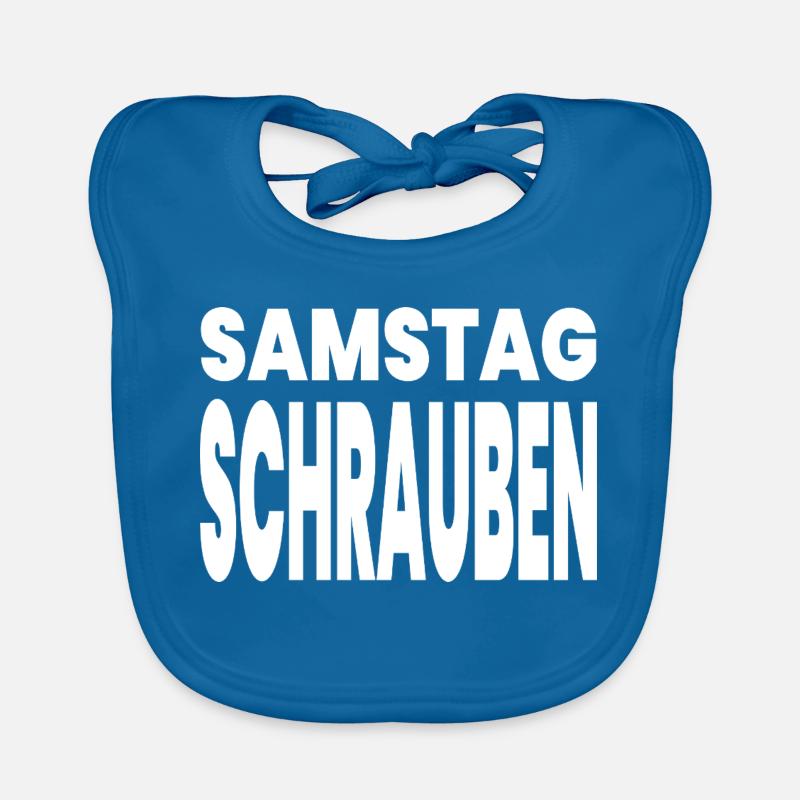 Autos - Baby Bio-Lätzchen - Pfauenblau