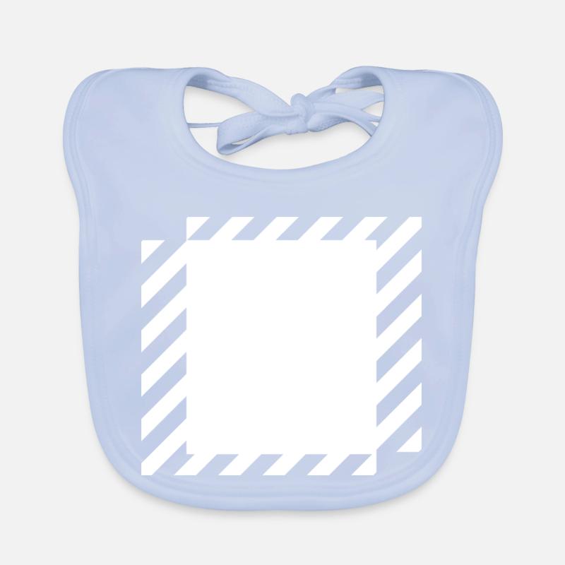 conception de lignes et de carrés Bavoir bio Bébé