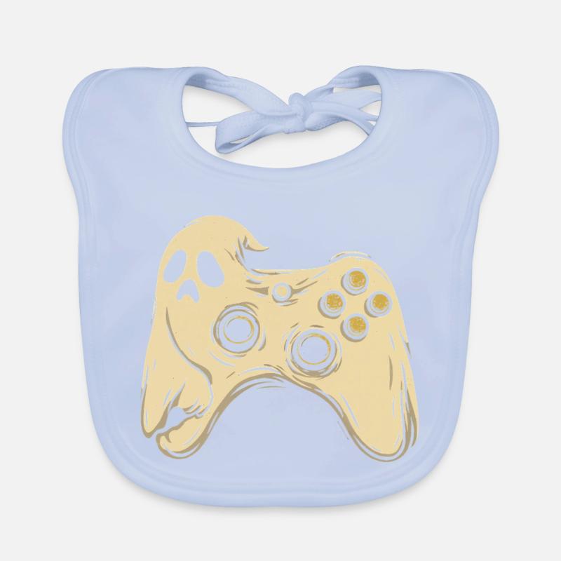 Ghost Pad Arcade Rétro Bavoir bio Bébé