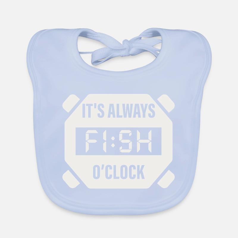 C’est toujours la conception de la pêche Fish O’Clock Bavoir bio Bébé