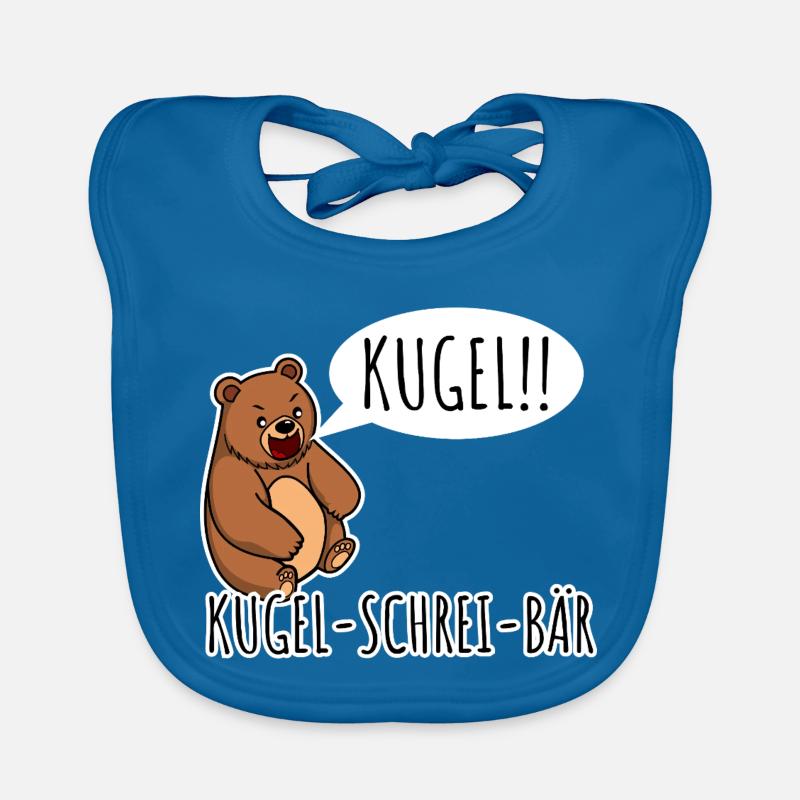 Bullet Scream Bear A bear that screams bullet! Random Organic Baby Bibs