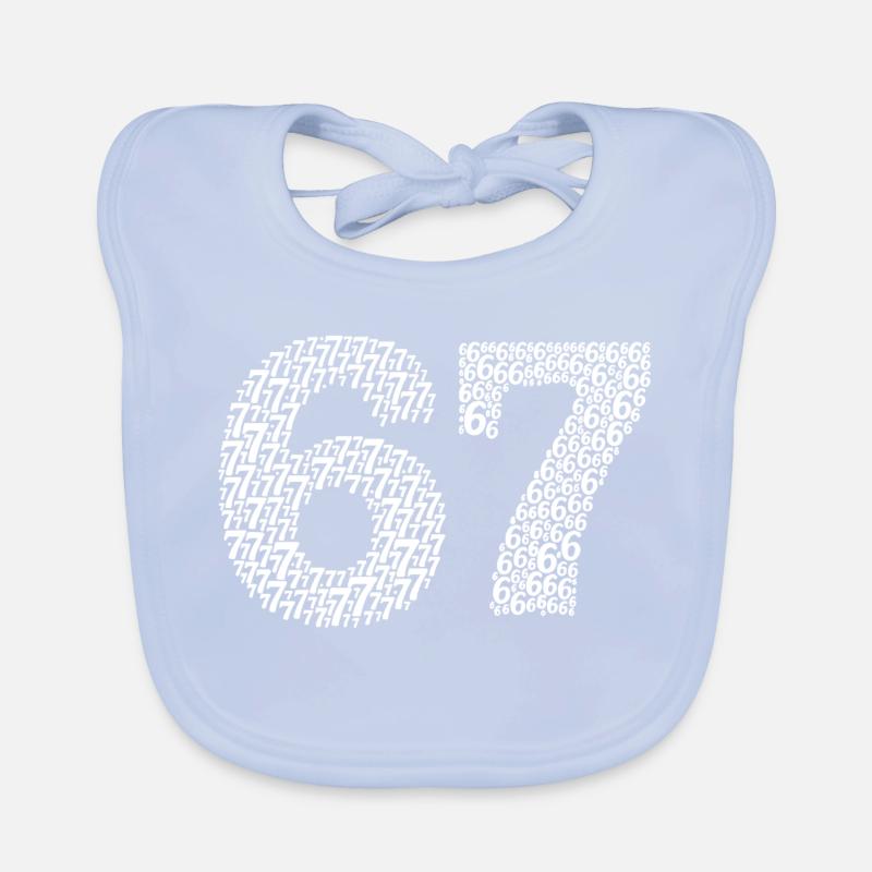 Sixty Seven meme Baby Bio-Lätzchen