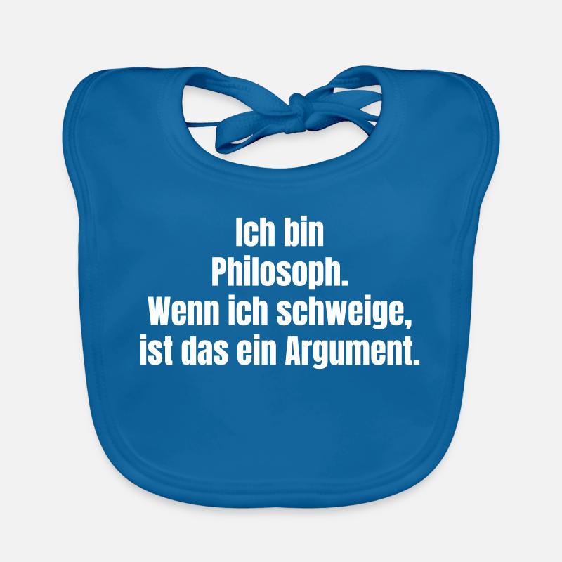 Philosophical silence as an argument Organic Baby Bibs