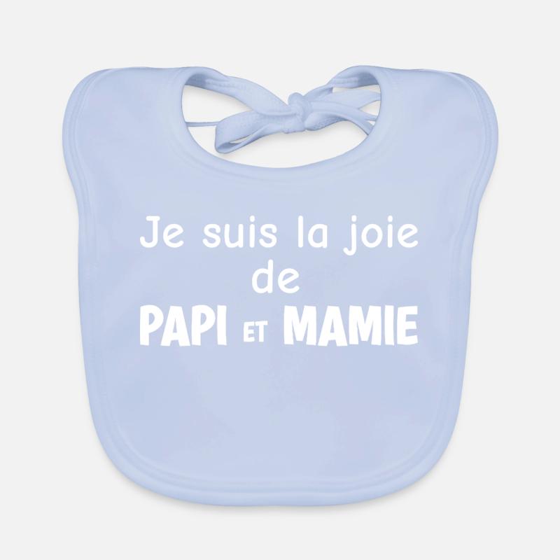 Je suis la Joie de Papi et Mamie Bavoir bio Bébé