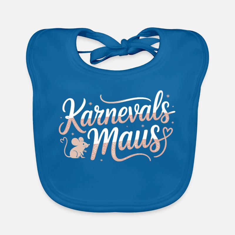 Souris de carnaval Souris de Cologne Souris de carnaval Bavoir bio Bébé